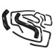 Sady silikónových hadíc na chladič RACES Performance silicone coolant hose kit for Subaru Impreza WRX GD/GB/GG 2.0 EJ205 00-07 (9 pcs) | race-shop.sk