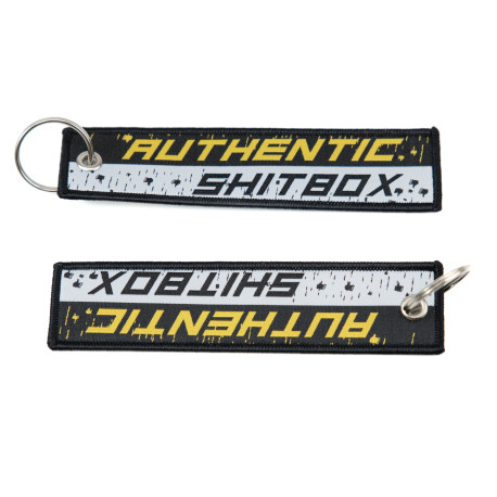 Kľúčenky RACES Jet tag keychain - Authentic ShitBox Black | race-shop.sk