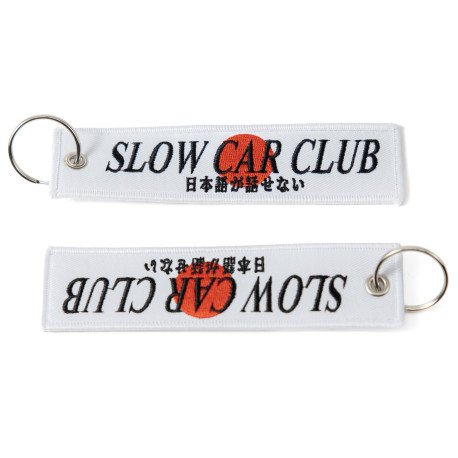Kľúčenky RACES Jet tag keychain - Slow Car Club White | race-shop.sk