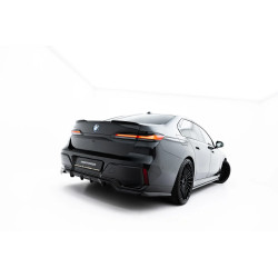 MAXTON DESIGN zadný splitter pre BMW 7 M-Pack G70 (so zvislými lištami), lesklá čierna, V2