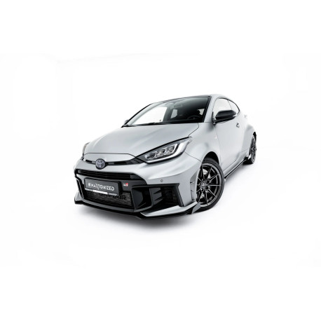 Body kit a vizuálne doplnky Street Pro Front Splitter + Flaps Toyota GR Yaris Mk4 Facelift (black) | race-shop.sk