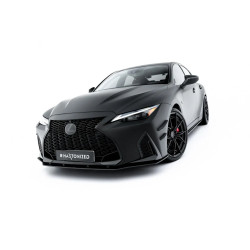 Street Pro Predný splitter Lexus IS 500 Mk3 Facelift 2 (XE30) (čierny)