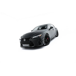 Street Pro Predný splitter a klapky Lexus IS 500 Mk3 Facelift 2 (XE30) (čierny)