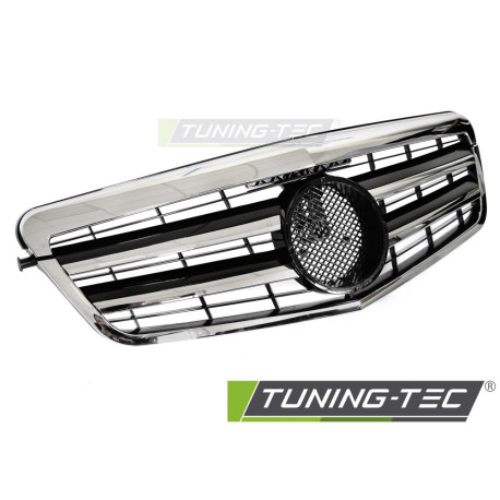 Body kit a vizuálne doplnky Športová mriežka pre MERCEDES W212 / S212 09-13 (čierna chrom) | race-shop.sk