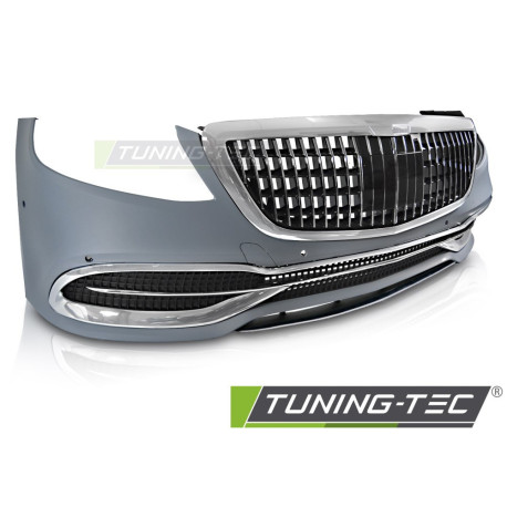 Body kit a vizuálne doplnky Predný nárazník pre MERCEDES triedy S W222 18-20 (štýl športového auta s PDC ACC) | race-shop.sk