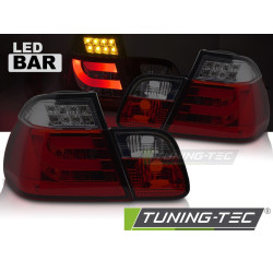 LED zadné svetlá pre BMW E46 98-01 Sedan (ČERVENÉ tmavé)