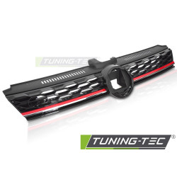 Maska Sport ACC pre VW GOLF 7 17-19 (Lesklá čierna s červenou čiarou)