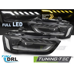 Predné svetlá FULL LED SEQ DRL pre AUDI A4 B8 12-15