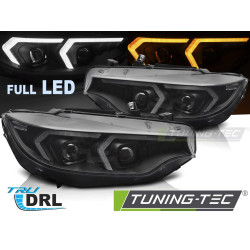 LED predné svetlá pre BMW F32 / F33 13-17 (ČIERNE DRL)