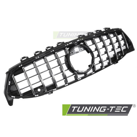 Body kit a vizuálne doplnky Športová Maska pre MERCEDES CLA W118 19-23 (čierna chróm) | race-shop.sk