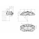 Brzdiče a príslušenstvo OBP Street Series 4 Piston Brake Callipers (Pair) - 17/18" Rims | race-shop.sk