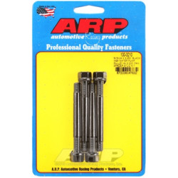 ARP 8740 Chrome Moly Water Pump Pulley & Fan Spacer Stud - 5/16-24 x 3.250 in, Black Hex, for 2.000 in Fan Spacer