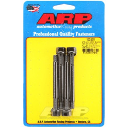 ARP 5/16-24 x 3.500 Black Oxide Hex Water Pump Pulley Stud with 2.250 inch Fan Spacer - 8740 Chrome Moly