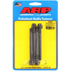 ARP 5/16-24 x 3.750 Black 12-Point Water Pump Pulley Stud with 2.500-inch Fan Spacer - 8740 Chrome Moly