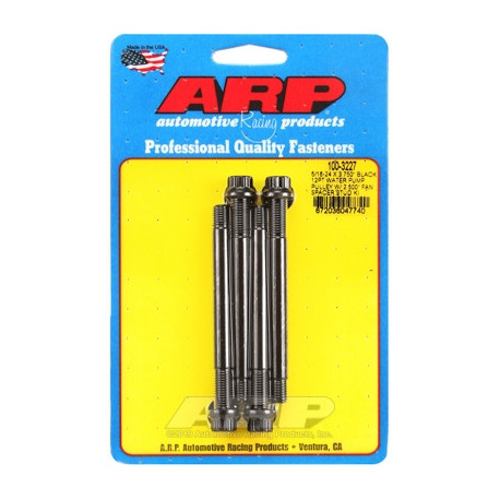 Časti motora ARP 5/16-24 x 3.750 Black 12-Point Water Pump Pulley Stud with 2.500-inch Fan Spacer - 8740 Chrome Moly | race-shop.sk