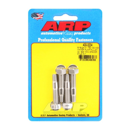 Časti motora ARP 5/16-24 x 1.750" Stainless Steel Hex Water Pump Pulley Studs with 0.500" Fan Spacer | race-shop.sk