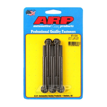 Časti motora ARP 8740 Chrome Moly 12-Point Black Oxide Bolts - M8 x 1.25 x 85mm | race-shop.sk