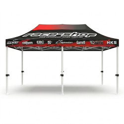 Stan RACES Motorsport Paddock 3x6m – Deluxe HEX rám