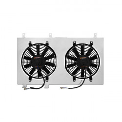 Sahara ventilátora pre závodný chladič MISHIMOTO - Sada - 88-91 Honda CRX POŠKODENÉ
