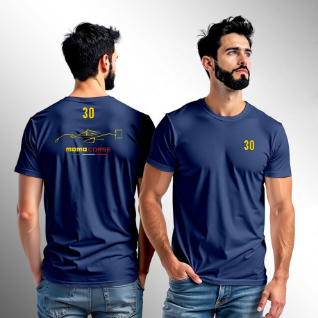 Tričká T-SHIRT MOMO CORSE BLUE 2026 | race-shop.sk