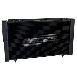 Hliníkový vodný chladič pre Subaru Impreza GC8 92-00 2.0 turbo GT - Black
