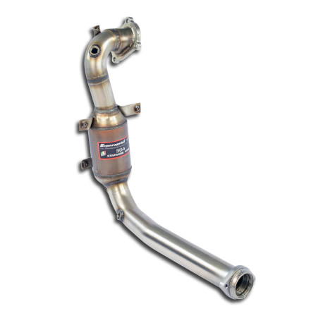 Výfukové systémy SUPERSPRINT Supersprint Turbo downpipe kit + Metallic catalytic converter GRANDE PUNTO ABARTH 1.4T 07+ | race-shop.sk