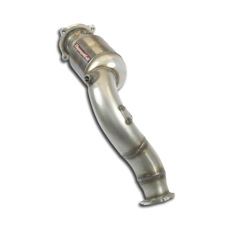 Výfukové systémy SUPERSPRINT Supersprint Downpipe + Metallic catalytic converter (LHD) AUDI A4 B8 (Sedan + Avant) 1.8 TFSI 13-16 | race-shop.sk