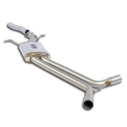 Supersprint Centre exhaust + exhaust hanger kit AUDI A4 B8 L (Long Wheelbase Model) (Sedan + Avant) 2.0 TSFI 08-12