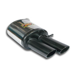 Supersprint Rear exhaust Left 100x75 "Gun Metal Grey" AUDI A6 C7 4G (Sedan + Avant) 2.0 TFSI 11-12