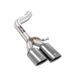 Supersprint Rear pipe Left 100x75 "Gun Metal Grey" (Muffler delete) AUDI A6 C7 4G 1.8 TFSI 15-18