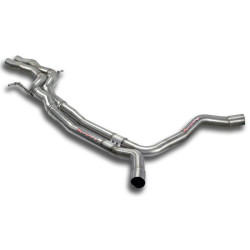 Supersprint Race "X-Pipe" (Replaces mid-resonator) AUDI A8 QUATTRO 3.0 TFSI V6 10-12