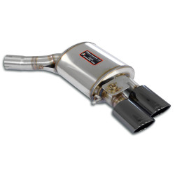 Supersprint Rear exhaust Right 100x75 "Gun Metal Grey" with valve AUDI A8 QUATTRO 4.0 TFSI V8 12-13 (with valve)