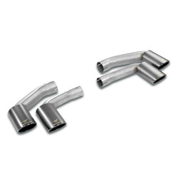 Supersprint Endpipe kit Right 100x75 - Left 100x75 "Gun Metal Grey" AUDI SQ8 Quattro 20-23 (with valve)