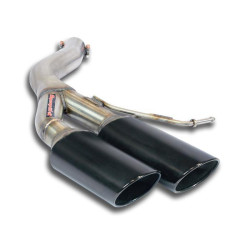 Supersprint Rear pipe Left 100x75 "Gun Metal Grey" (Muffler delete) AUDI S6 C7 4G (Sedan + Avant) 4.0 TFSI 12-14