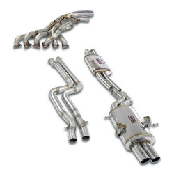 Supersprint Race Package System 2xø63.5 mm without Catalytic BMW E46 - All models (For S54 engine conversion)