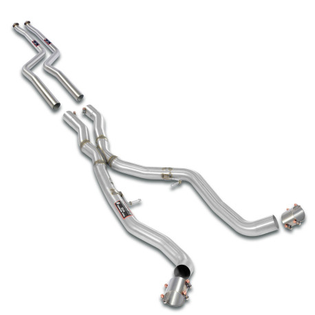 Výfukové systémy SUPERSPRINT Supersprint Race package for Stock rear muffler BMW E90 Sedan 335i Bi-Turbo 06-04/2010 | race-shop.sk