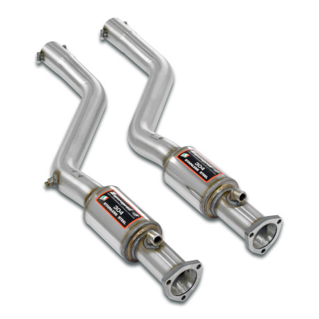 Výfukové systémy SUPERSPRINT Supersprint Front exhaust kit right + left BMW E46 M3 3.2i Coupé/Cabrio (Euro) 00-06 (Race - 2 x Ø63,5mm) | race-shop.sk