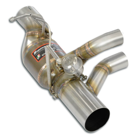 Výfukové systémy SUPERSPRINT Supersprint Rear pipe left with valve + Metallic catalytic converter (Deletes GPF) FERRARI F8 Tributo 3.9L V8 Bi-Turbo | race-shop.sk