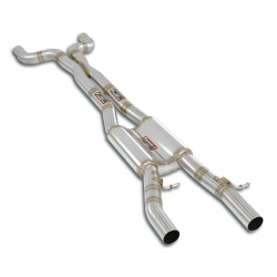 Supersprint Centre exhaust Right - Left + "X-Pipe" JAGUAR XKR Coupè / Cabrio 5.0L V8 Supercharged 09-14 (with valve)