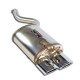 Výfukové systémy SUPERSPRINT Supersprint Rear exhaust 120 x 80 MERCEDES R170 SLK 32 AMG V6 Kompressor 01-04 | race-shop.sk