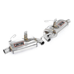 Supersprint Rear exhaust Right + Left "Racing" PORSCHE 986 BOXSTER 2.5i 96-99