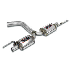 Supersprint Rear exhaust "Racing" right - left VW GOLF VI GTI 2.0 TSI 09+