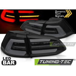 ZADNÉ LED SVETLÁ ČIERNA DYMOVÁ SEQ vhodné pre VW GOLF 7 13-17 SW