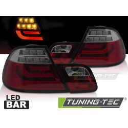 ZADNÉ LED SVETLÁ ČERVENÉ DYMOVÉ, vhodné pre BMW E46 99-03 COUPE
