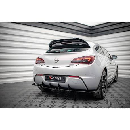 Body kit a vizuálne doplnky Street Pro zadný difúzor + bočné krídelká pre Opel Astra GTC OPC-Line J | race-shop.sk