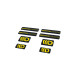 Nálepky 3D Sticker Set Maxton Design (Black and Yellow) | race-shop.sk