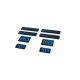 Nálepky 3D Sticker Set Maxton Design (Black and Blue) | race-shop.sk
