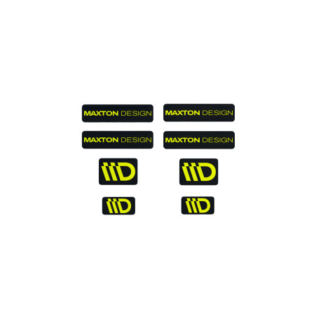 Nálepky 3D Sticker Set Maxton Design (Black and Lime) | race-shop.sk