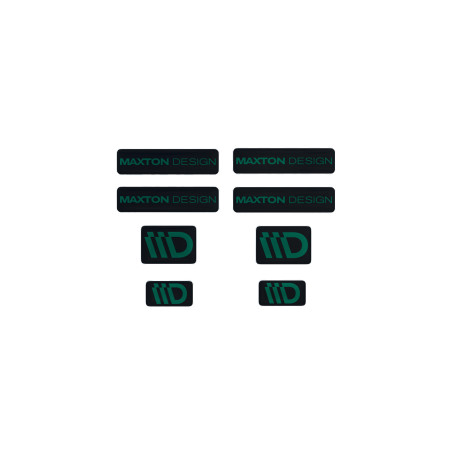 Nálepky 3D Sticker Set Maxton Design (Black and Green) | race-shop.sk