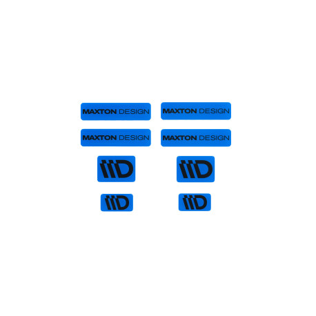 Nálepky 3D Sticker Set Maxton Design (Blue and Black) | race-shop.sk